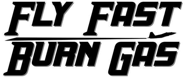 Fly Fast Burn Gas logo