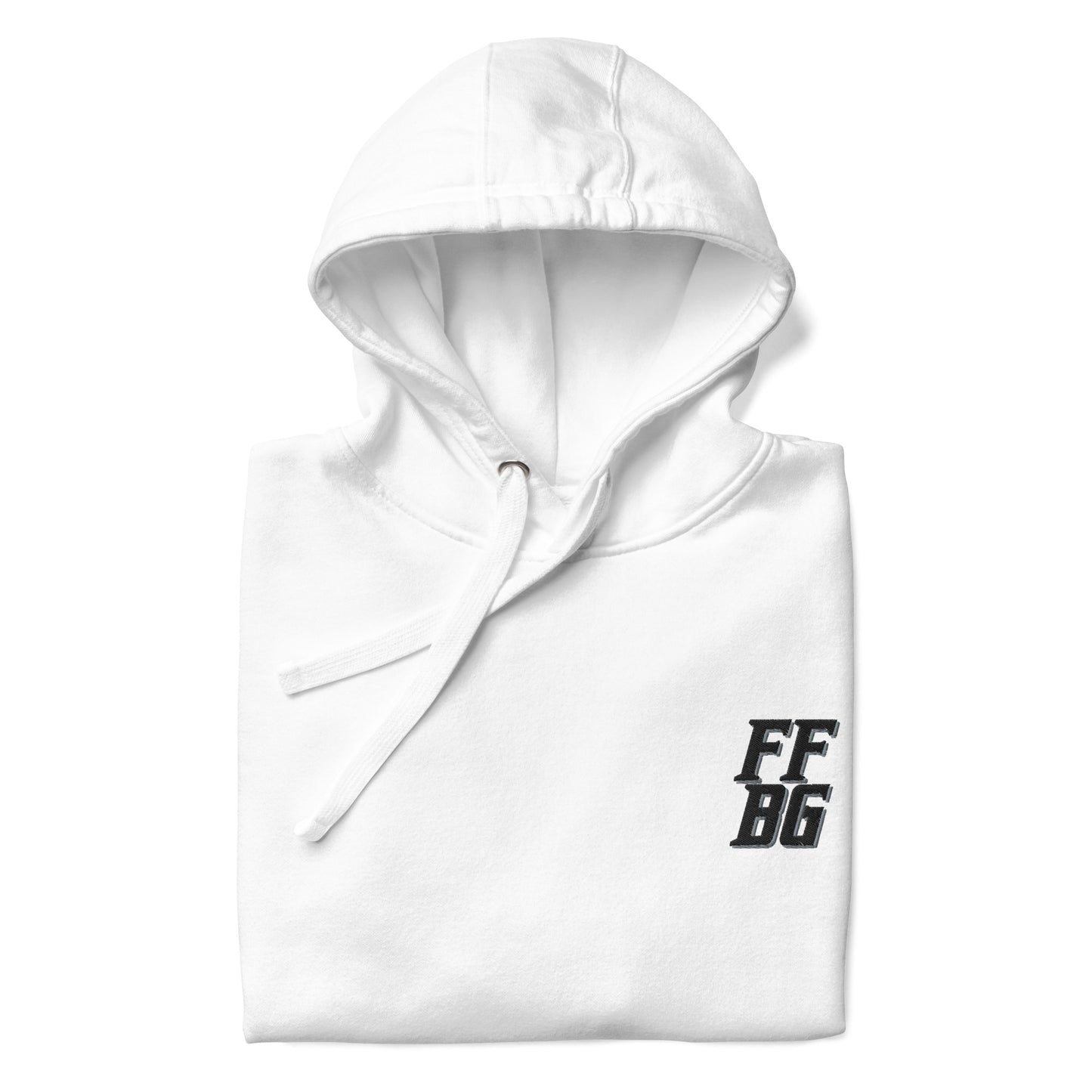 White Matching Set Hoodie