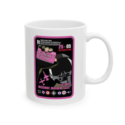 Flight Club Pink Patch Mug