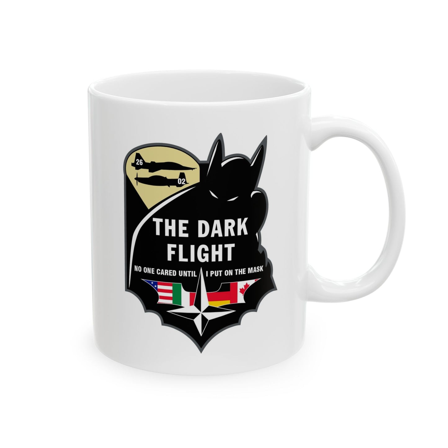 The Dark Flight Color Patch Mug