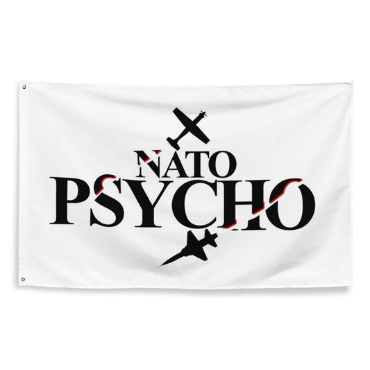 NATO Psycho Logo White Flag