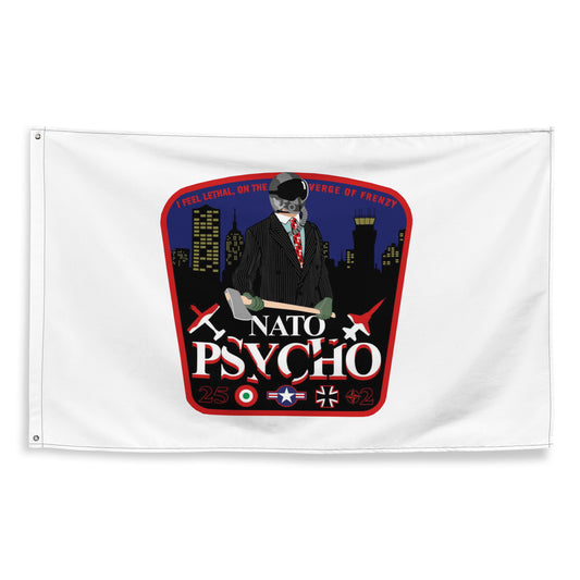 NATO Psycho Colored Patch White Flag