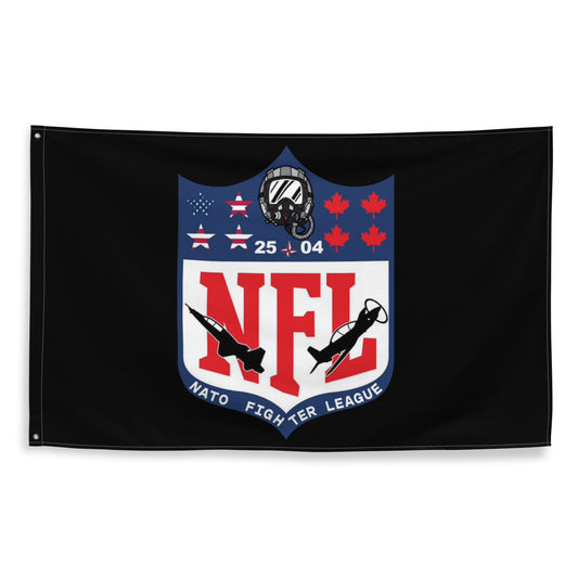 NATO Fighter League Patch Black Flag