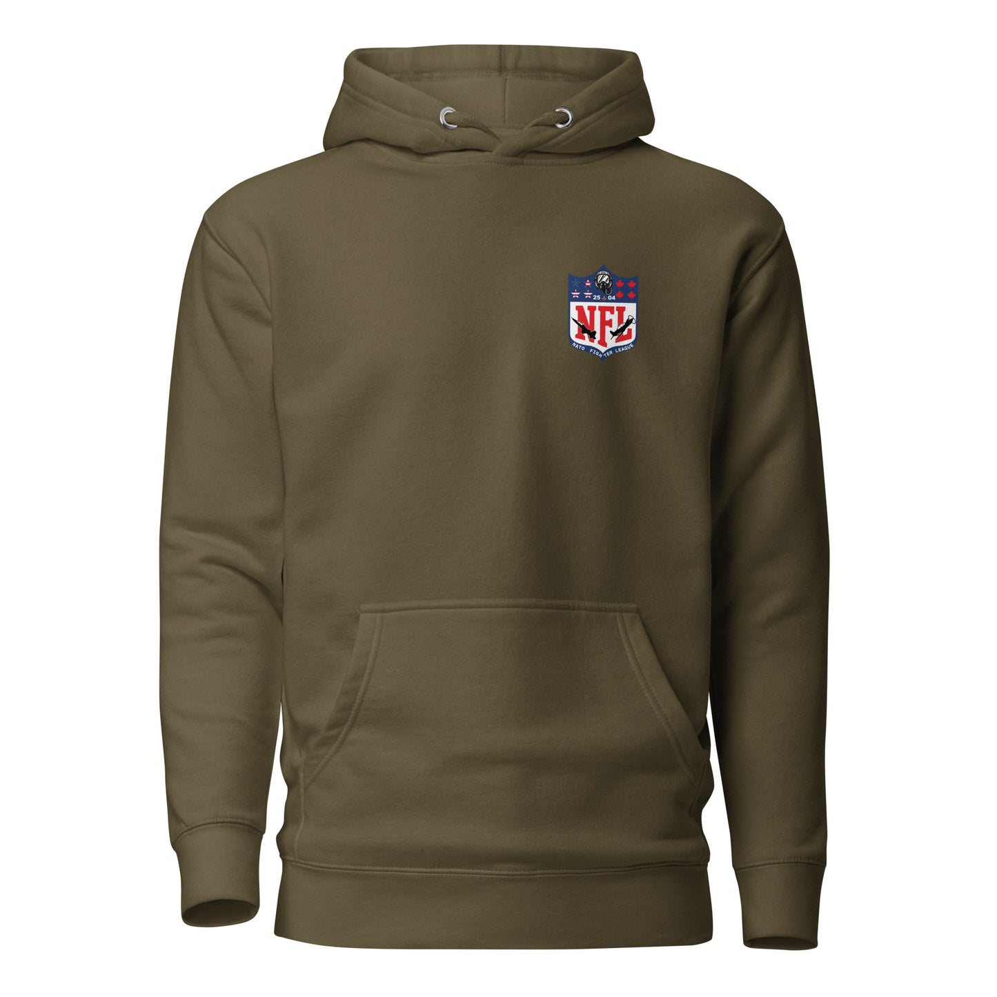 NATO Fighter League Colored Patch Hoodie