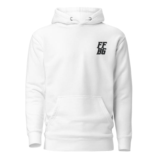 White Matching Set Hoodie