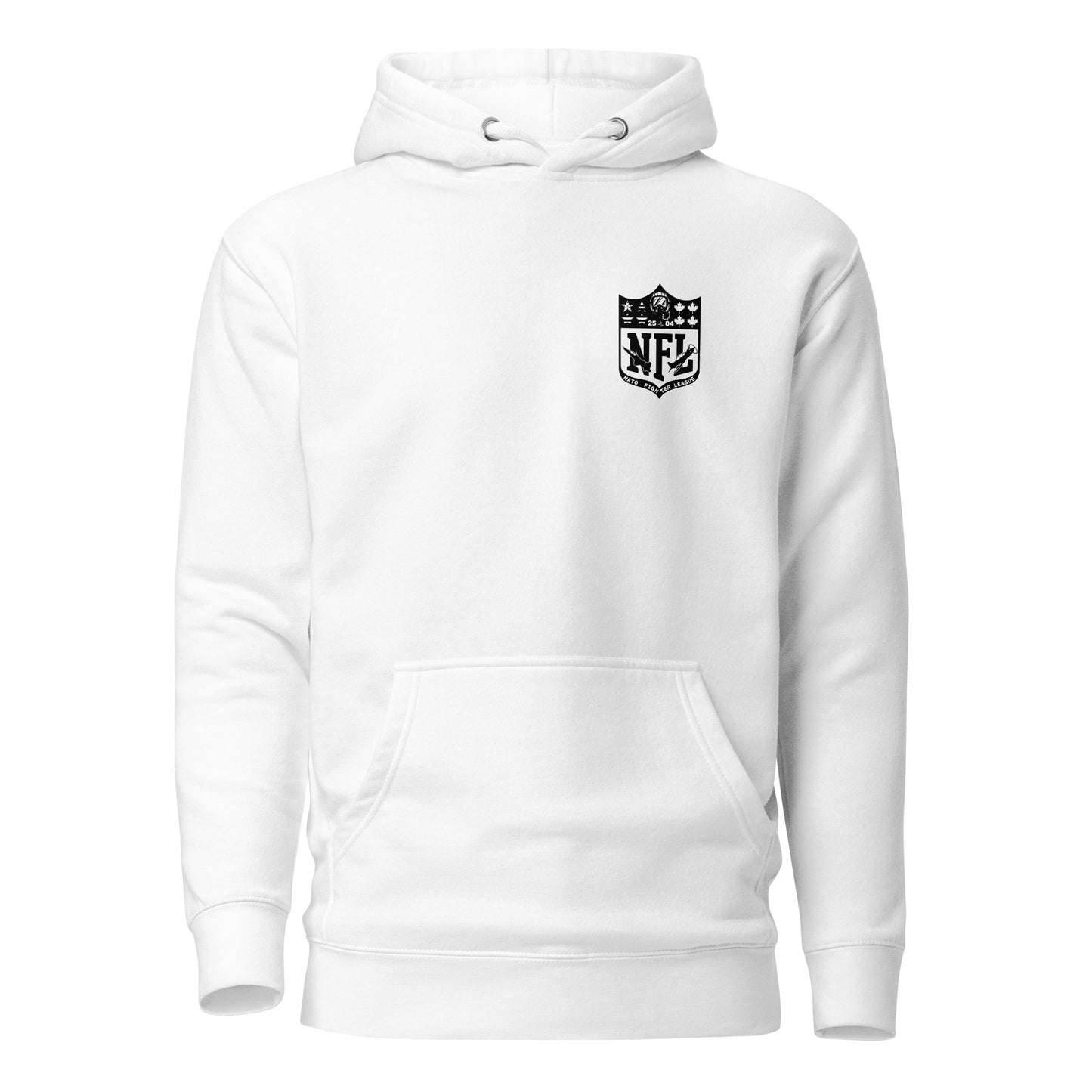 NATO Fighter League Stencil Patch Hoodie